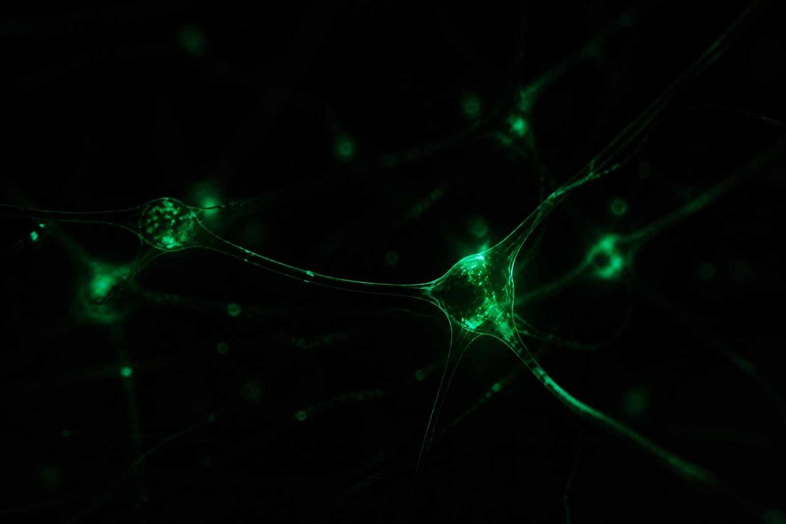 Rede de sinapses bioluminescentes